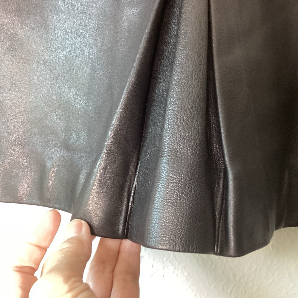 Givenchy Pencil Skirt Black Leather 40 - Picture 7 of 10